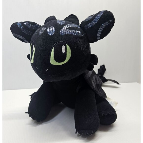 BAB Toothless How To Train Your Dragon Hidden World Night Fury With Wings GLOWS - Picture 2 of 5